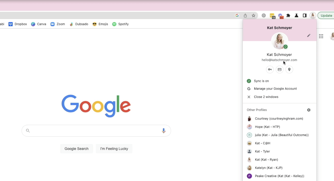 How to Create a Google Chrome Profile