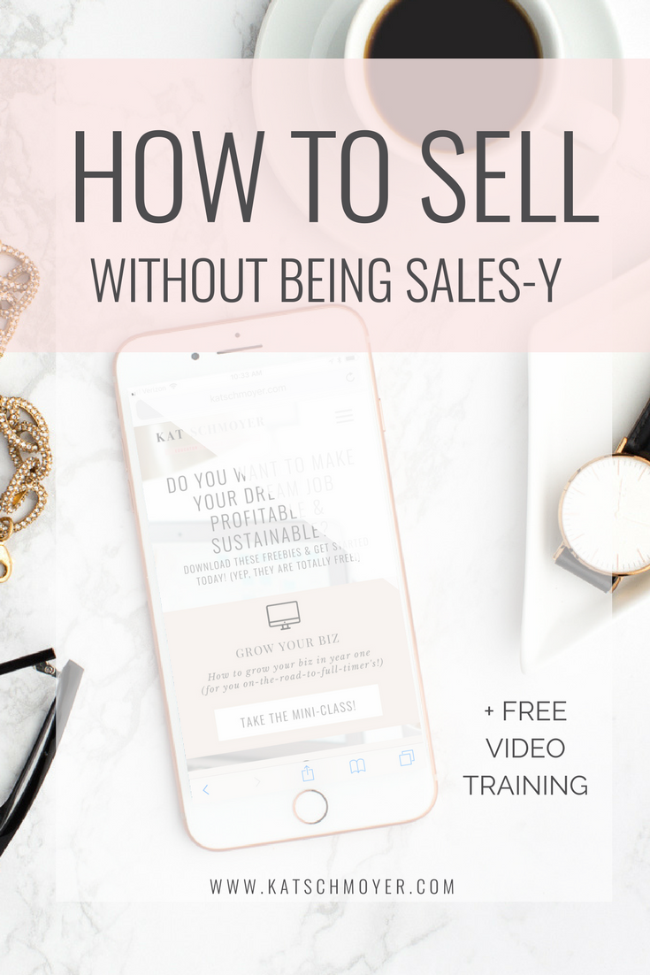 How to sell without being sales-y with Lauren Carnes Kat Schmoyer Education #creative #smallbiz #entrepreneur #smallbusiness #business #businesstips