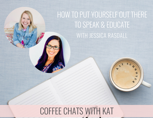 HOW TO PUT YOURSELF OUT THERE TO SPEAK & EDUCATE WITH JESSICA RASDALL