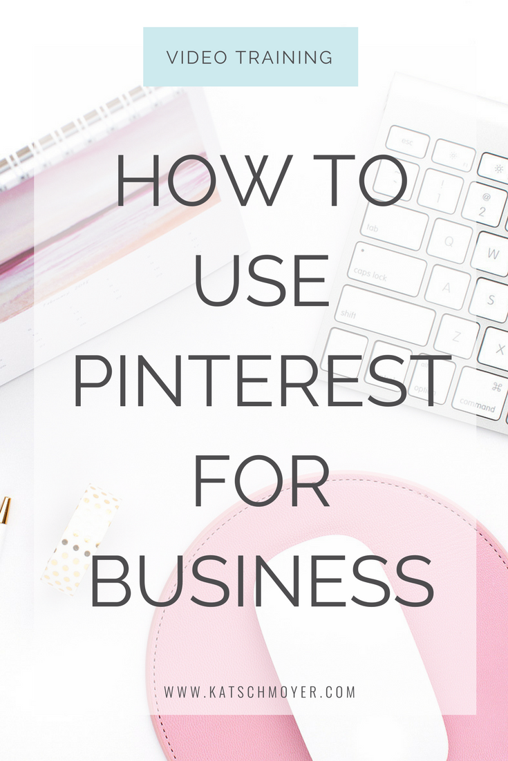 How to use Pinterest for Business with Vanessa Kynes // Kat Schmoyer Education #pinterest #business #education #creative