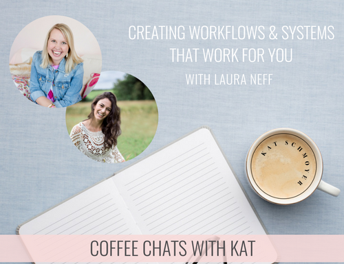 Creating Workflows & Systems that work for you with Laura Neff // Kat Schmoyer Education #workflow #system #entrepreneur #smallbusiness #creative