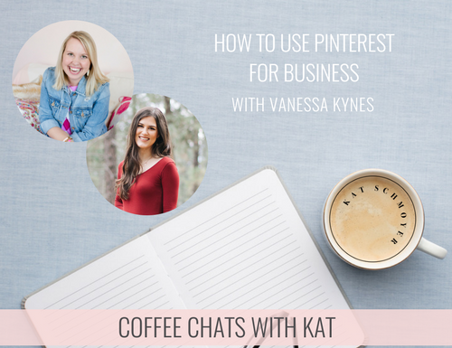 How to use Pinterest for Business with Vanessa Kynes // Kat Schmoyer Education #pinterest #business #education #creative #expert