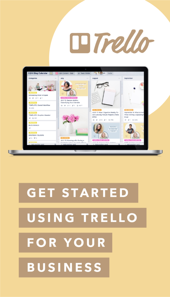 Trello for Beginners // Creative at Heart #trello #productivity #smallbizorganization #howtousetrello #trellohowto 