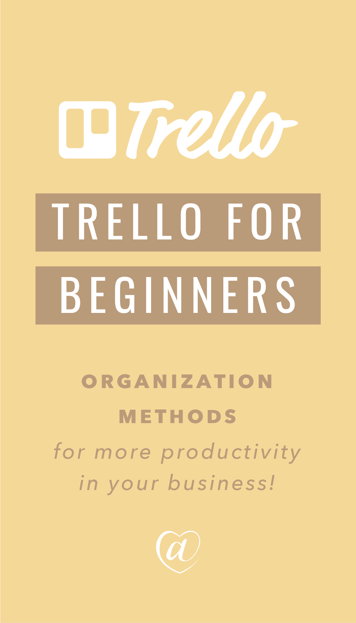 Trello for Beginners // Creative at Heart #trello #productivity #smallbizorganization #howtousetrello #trellohowto