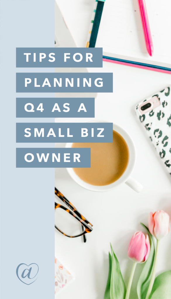 How to Set Quarterly Goals (and make the most out of planning Q4!) // Creative at Heart #smallbusiness #quarterlyplanning #goalsetting #makeithappen #createaplan #herestothecreatives 