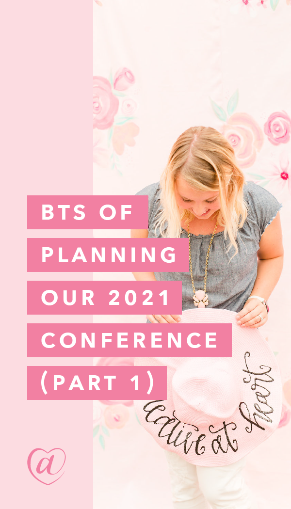 BTS of Planning Round 10 (Part 1) // Creative at Heart #creativeatheartconference #planningaconference #herestothecreatives #behindthescenes #conferenceplanner