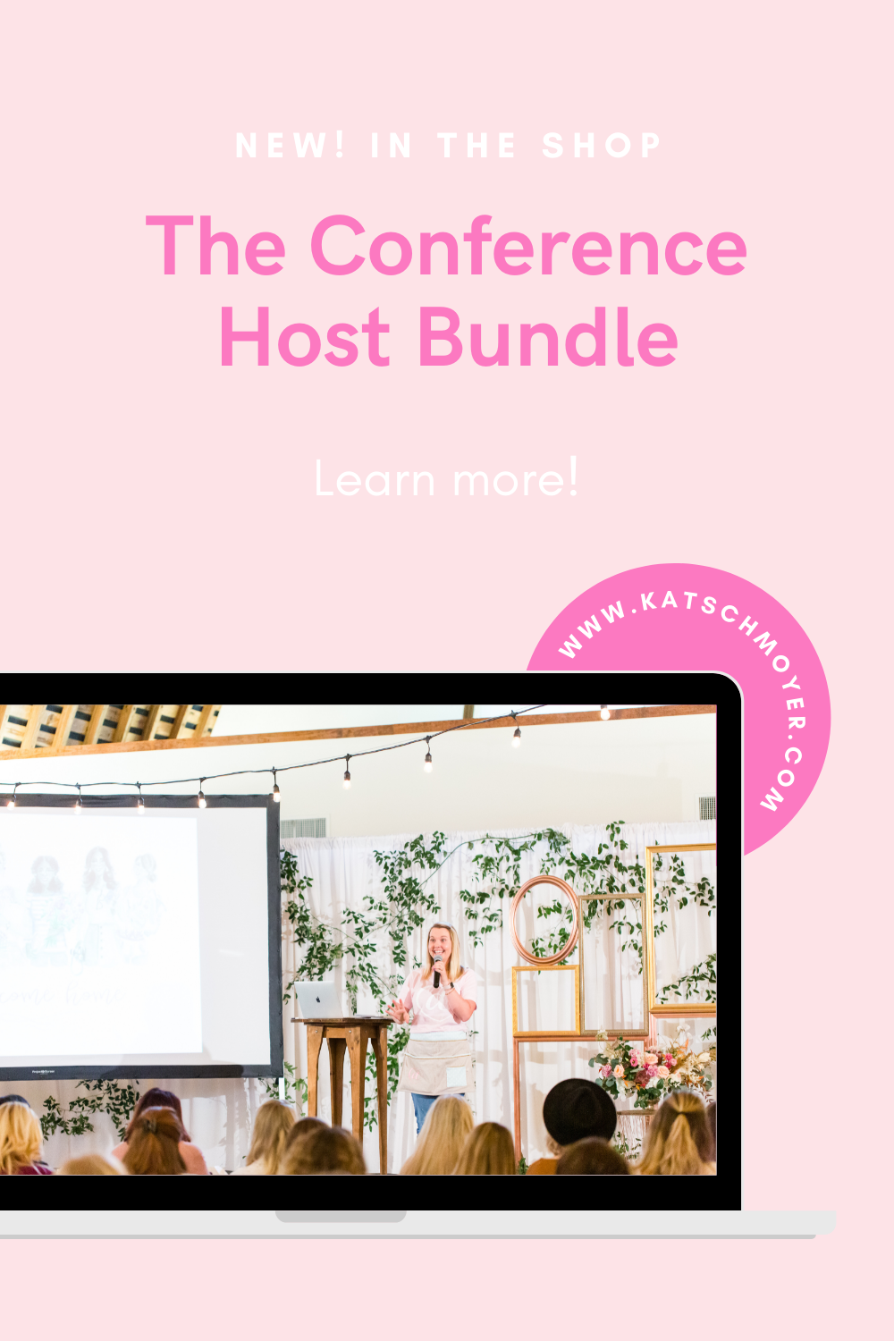 Conference Host Bundle: new product in the Kat Schmoyer shop with 10+ templates, checklists, and everything else you need to host your first conference with less stress! Learn more about this new product here
