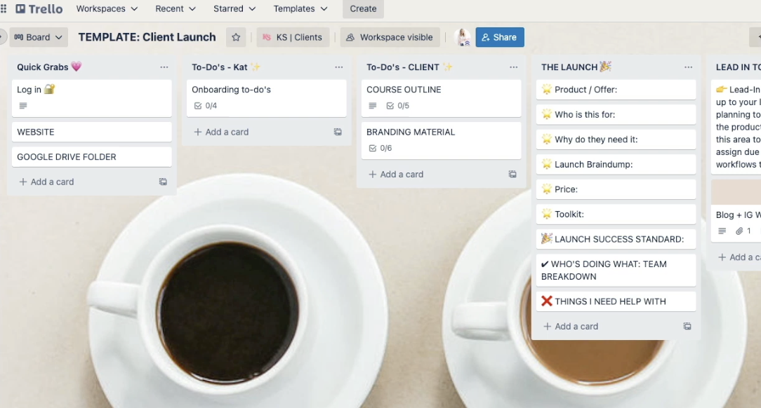 Using Trello Workspaces for Multiple Clients