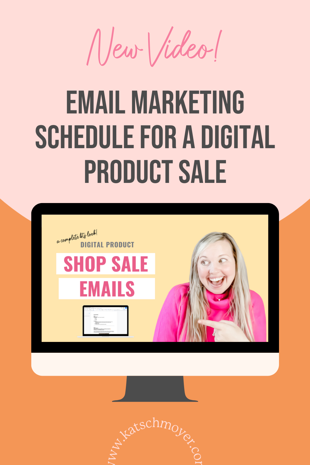 Email Marketing Schedule for a Digital Product Sale