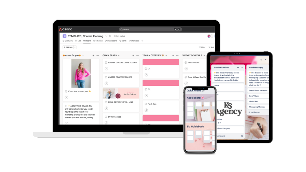 Asana launch planning