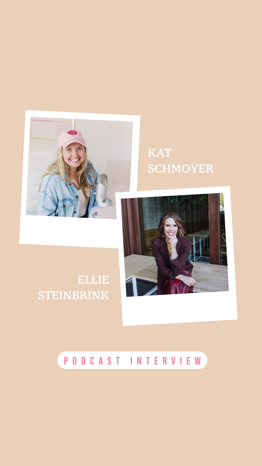 two women featured in a podcast episode